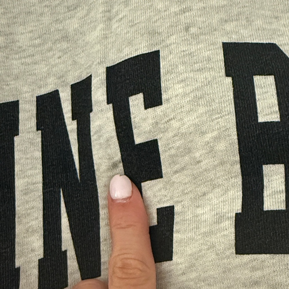 Anine Bing Sport Heather Gray Hoodie - Picture 2 of 3
